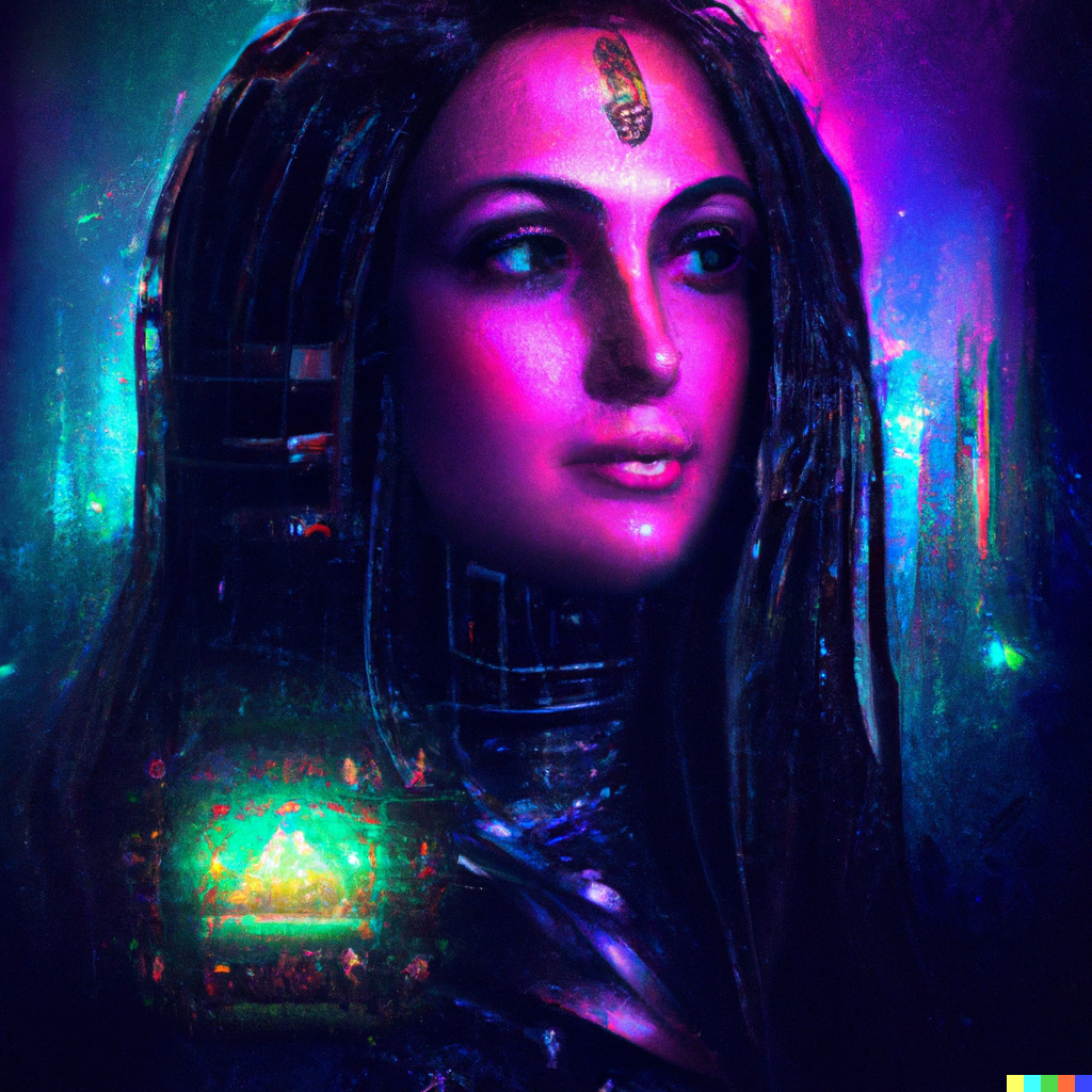 Mona Lisa La Gioconda  cyberpunk 2077 1