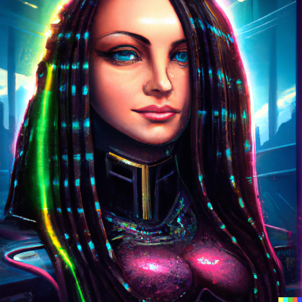Mona Lisa La Gioconda  cyberpunk 2077 4