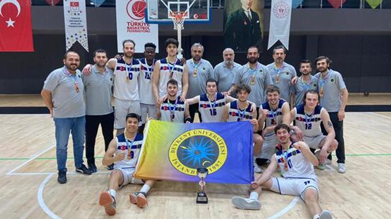 Basketbolda Türkiye şampiyonu İstanbul Beykent Üniversitesi