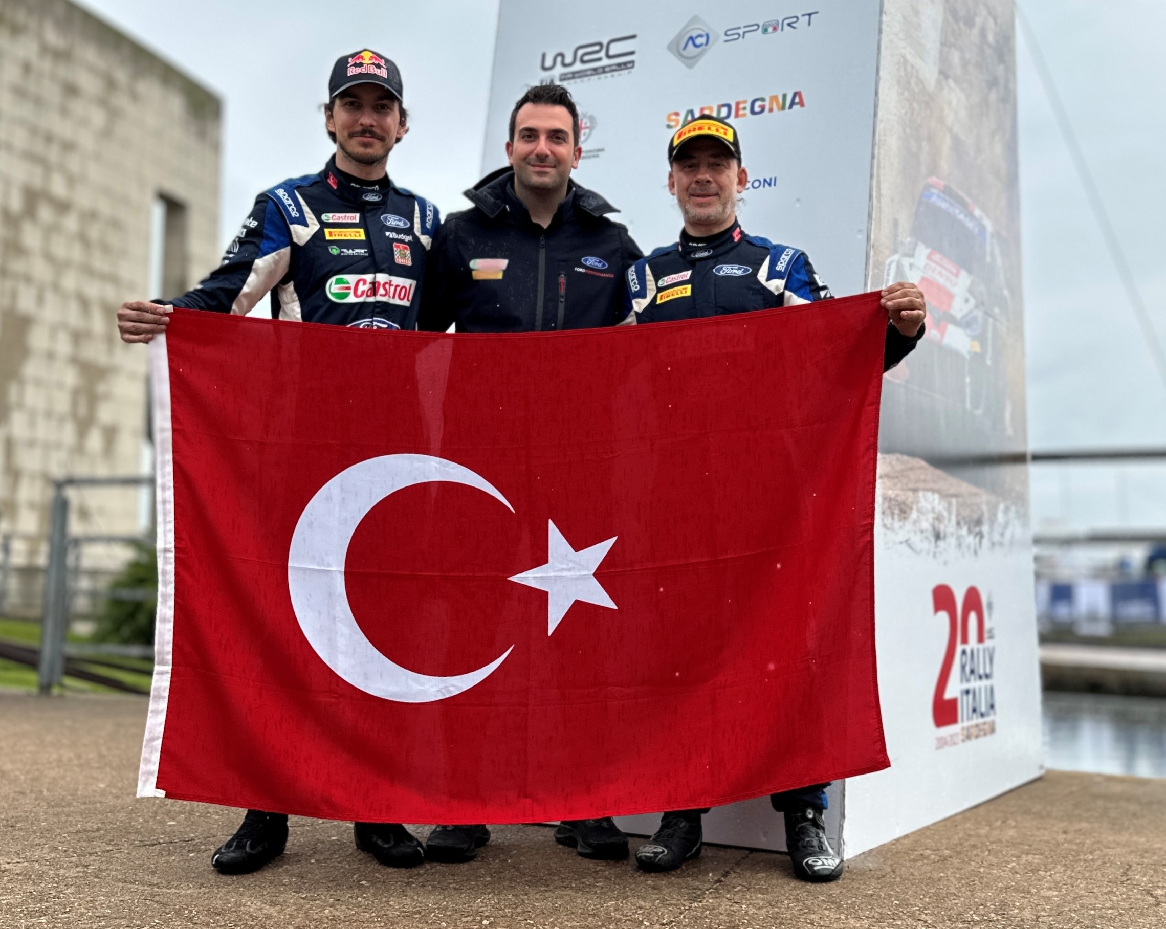 Castrol Ford Team Türkiye Ali Türkkan’la ilk Dünya Ralli Şampiyonası Yarışında Podyumda
