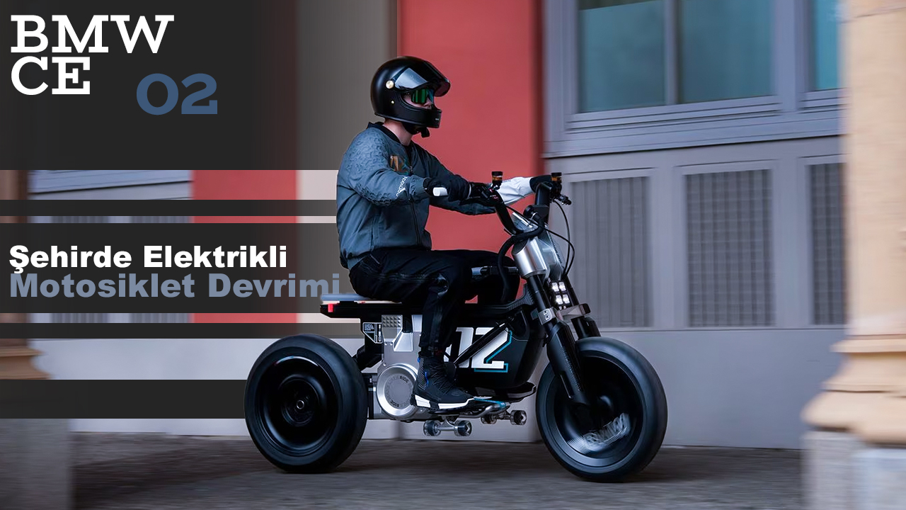 BMW CE 02: Şehirde Elektrikli Motosiklet Devrimi
