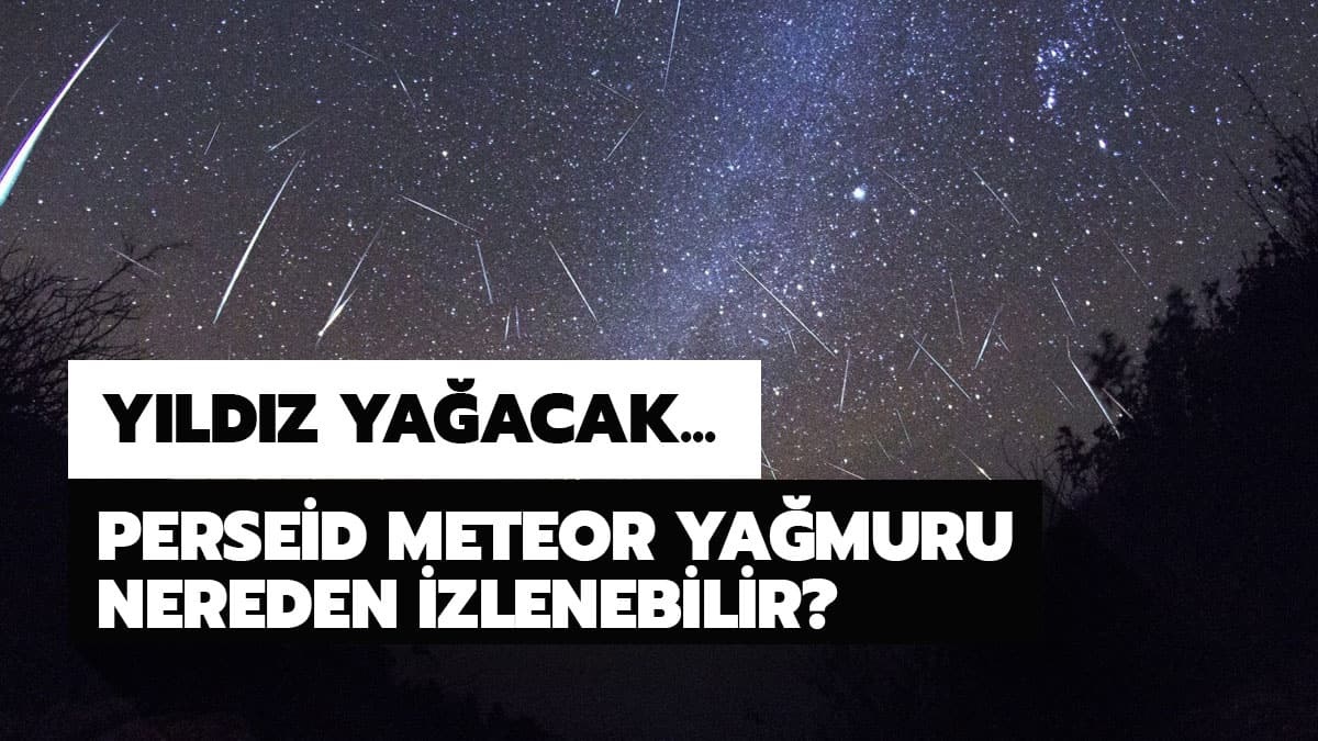 Perseid meteor yağmuru nereden izlenir? Ankara, İstanbul, İzmir…