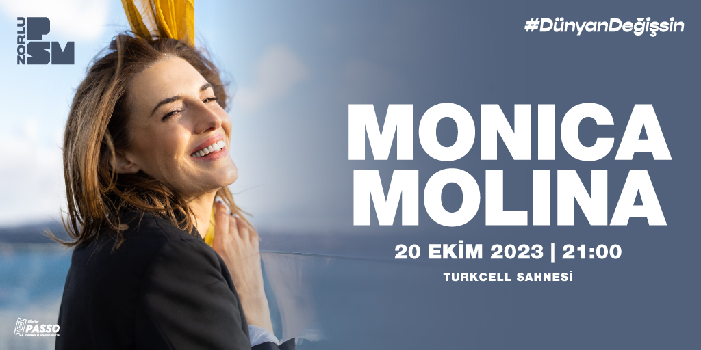 Monica Molina 20 Ekim’de Zorlu PSM’de!