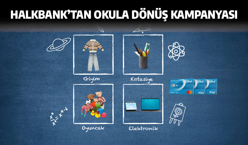 Halkbank'tan Okula Dönüş Kampanyası