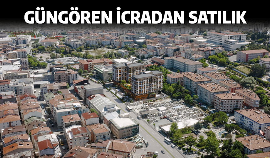 İstanbul Güngören'de net 67m2 daire 3/4 hissesinde bulunan intifa ile yükümlü olarak mahkemeden satılıktır