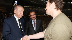 Cumhurbaşkanı Erdoğan, 2022 FIFA Dünya Kupası final maçında Elon Musk ile görüştü