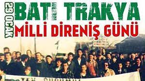 Batı Trakya Türklerinin 29 Ocak Milli Direniş Günü