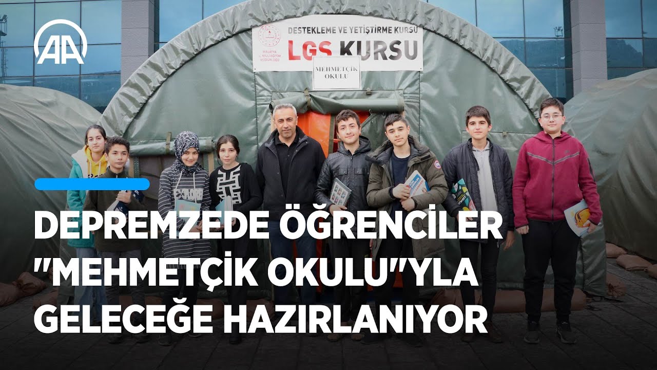 Depremzede öğrenciler Malatya'daki "Mehmetçik Okulu"yla geleceğe hazırlanıyor