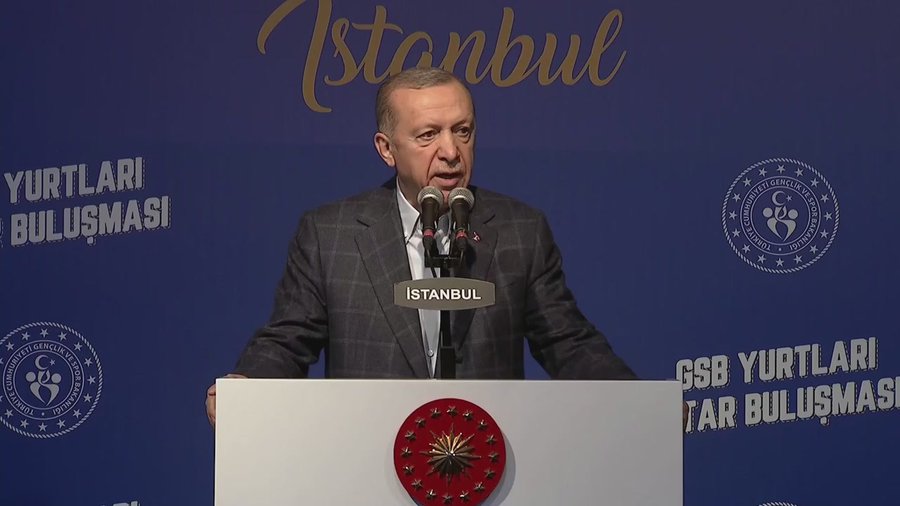 Cumhurbaşkanı Erdoğan, İstanbul'da, "GSB Yurtları İftar Buluşması"nda konuştu