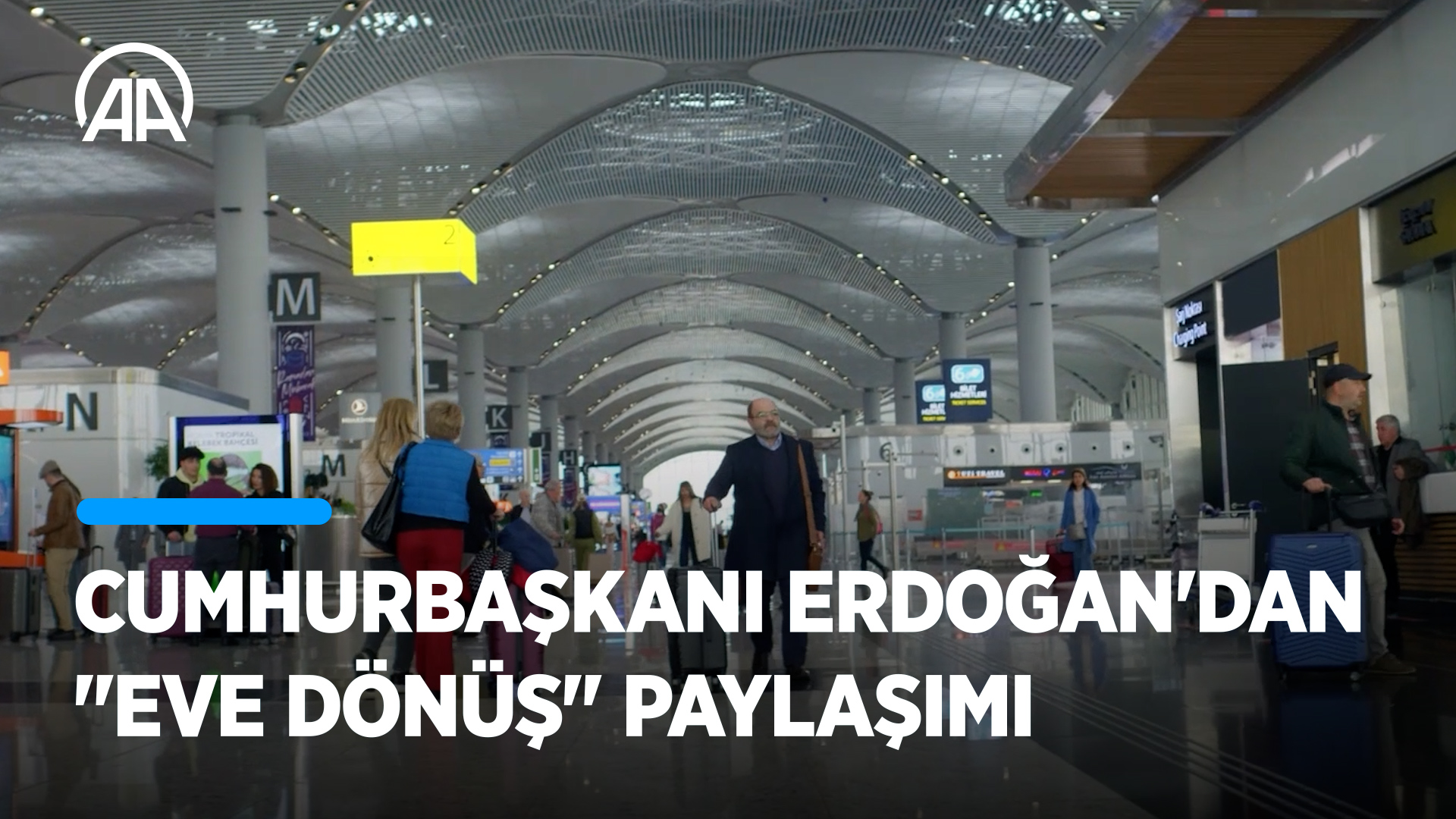Cumhurbaşkanı Erdoğan'dan "eve dönüş" paylaşımı