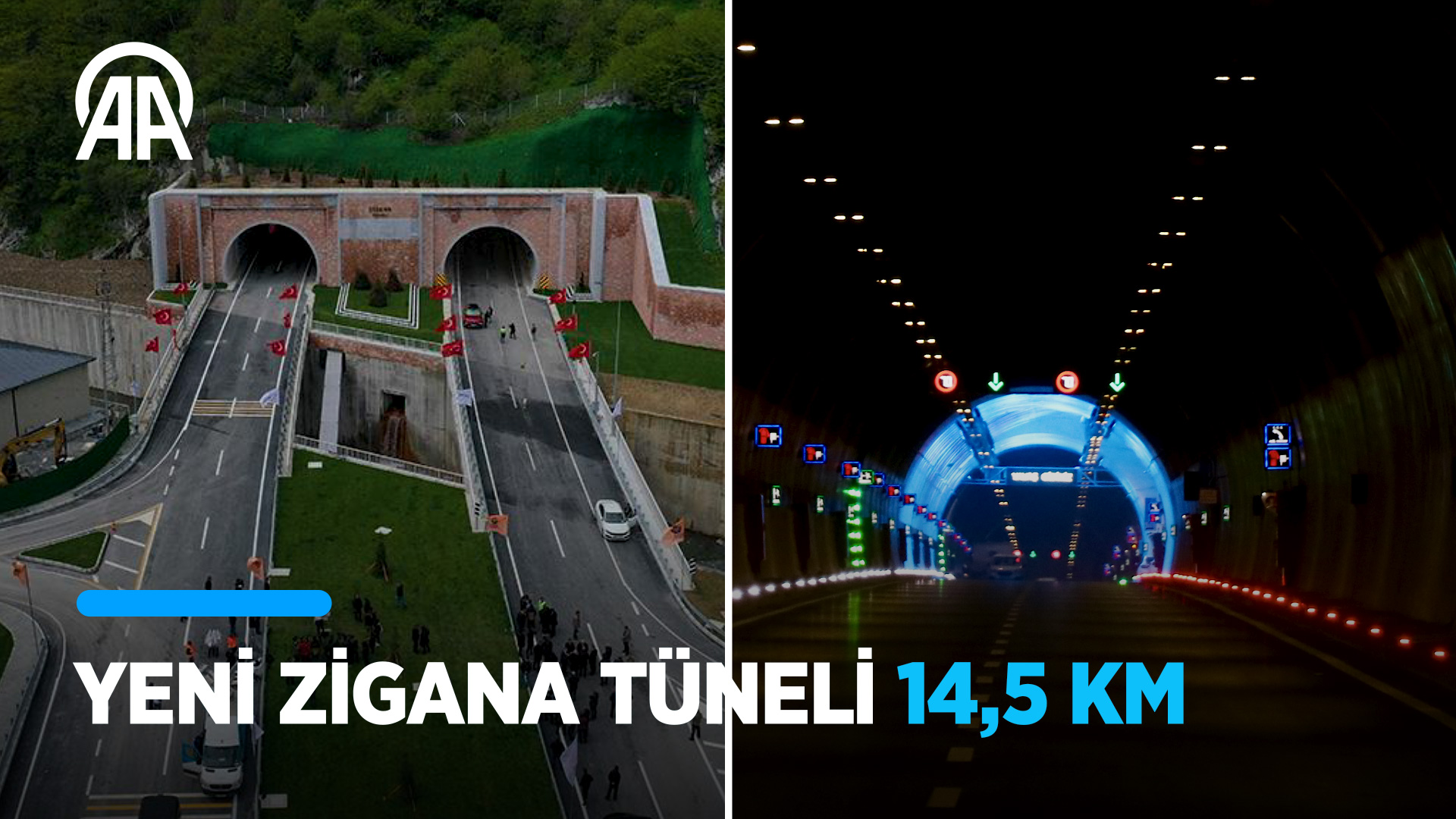 Yeni Zigana Tüneli 14,5 Km