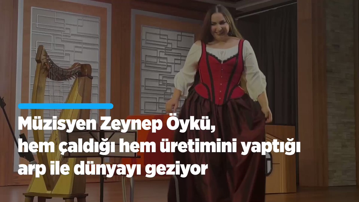Müzisyen Zeynep Öykü, hem çaldığı hem üretimini yaptığı arp ile dünyayı geziyor