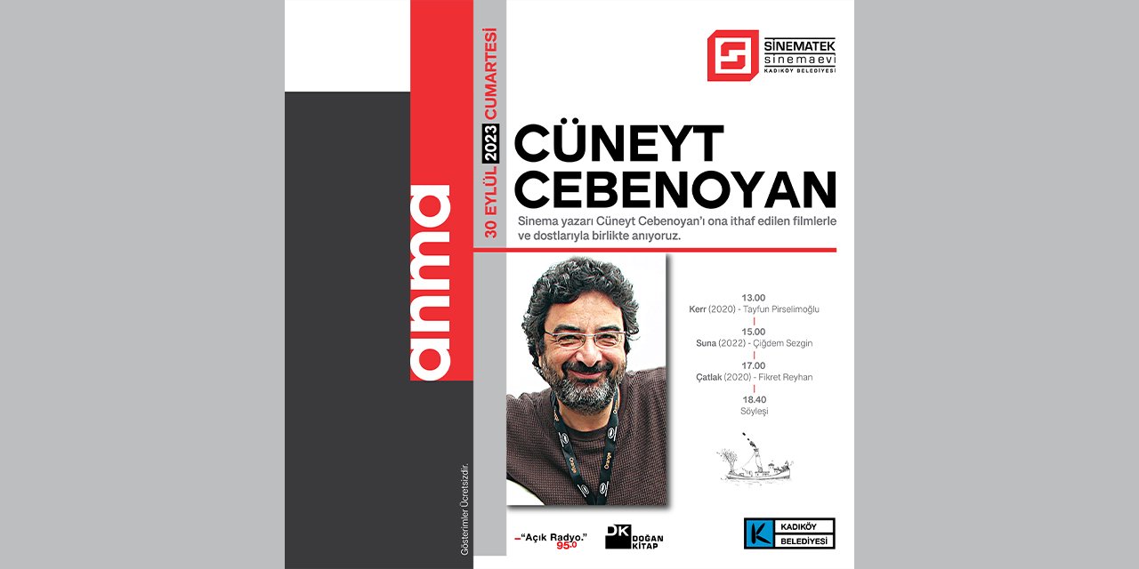 Türkiye'nin Önde Gelen Sinema Eleştirmeni Cüneyt Cebenoyan İçin Düzenlenen Anma Programı