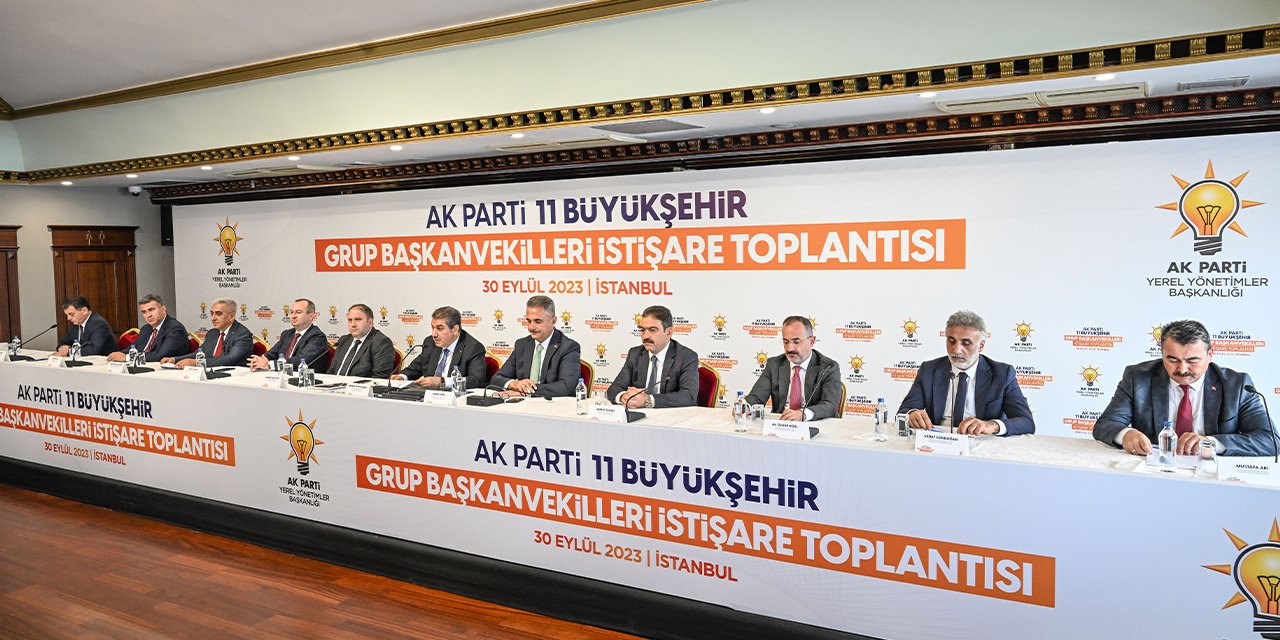 AK Parti grup başkanvekilleri İstanbul'da toplandı