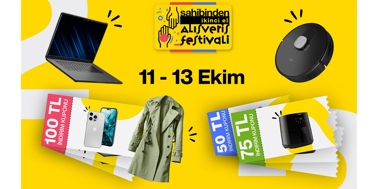 Sahibinden.com'da İkinci El Fırsat Festivali Başlıyor!