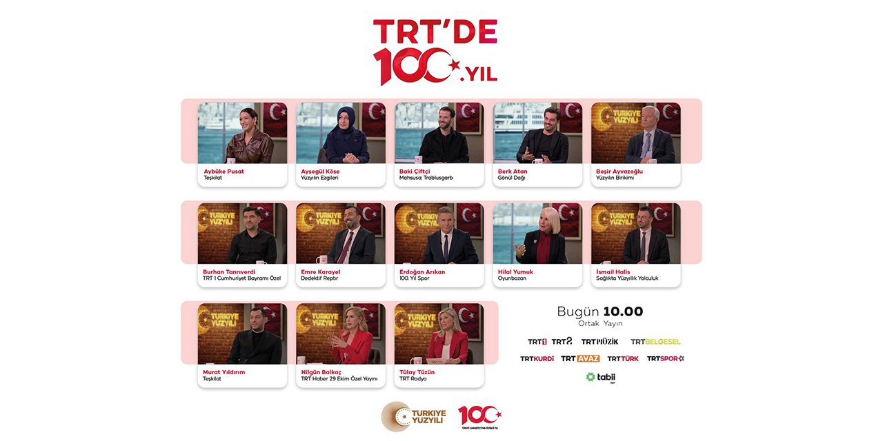 TRT'de 100. yıl özel projeleri konuşulacak