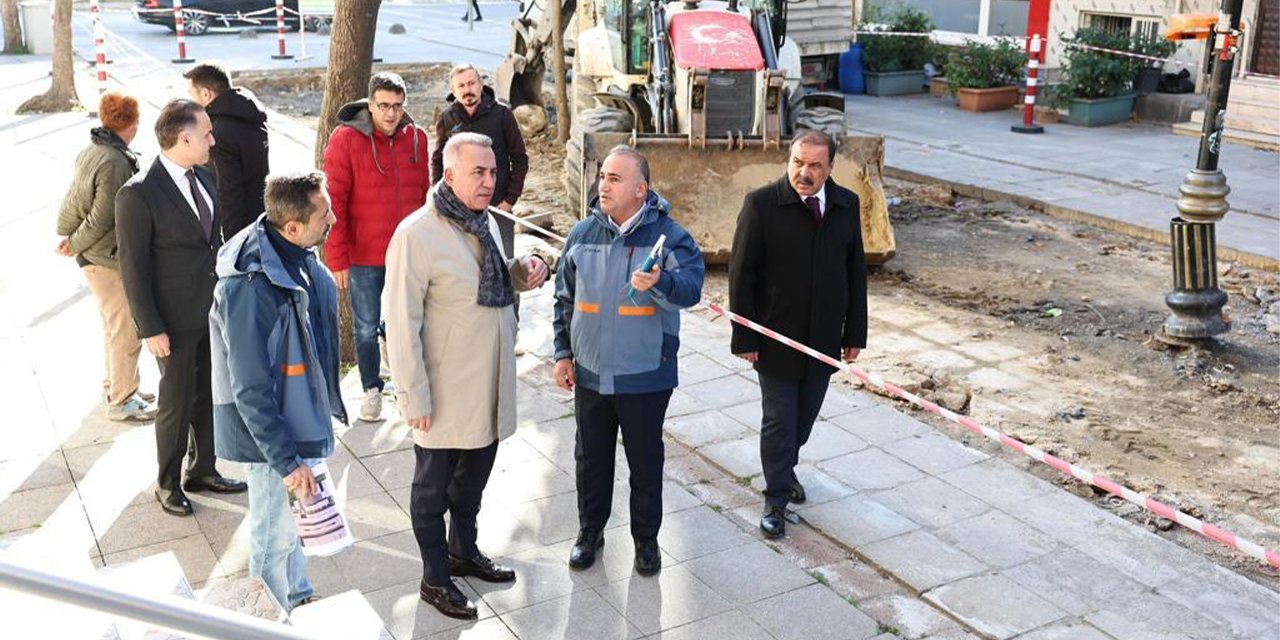 Sultangazi Belediye Başkanı Av. Abdurrahman Dursun Cebeci Mahallesi'nde Prestij Cadde Çalışmasını İnceledi