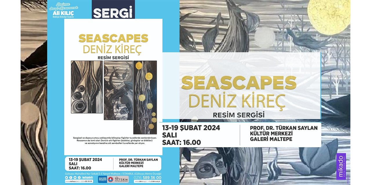 Deniz Kireç’in Seascapes-II Sergisi Açıldı