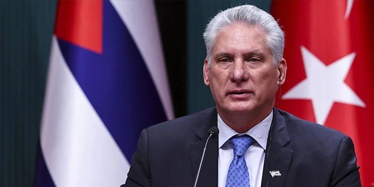 Küba Devlet Başkanı Canel'dan 'Gazze'de soykırımın durdurulması' çağrısı